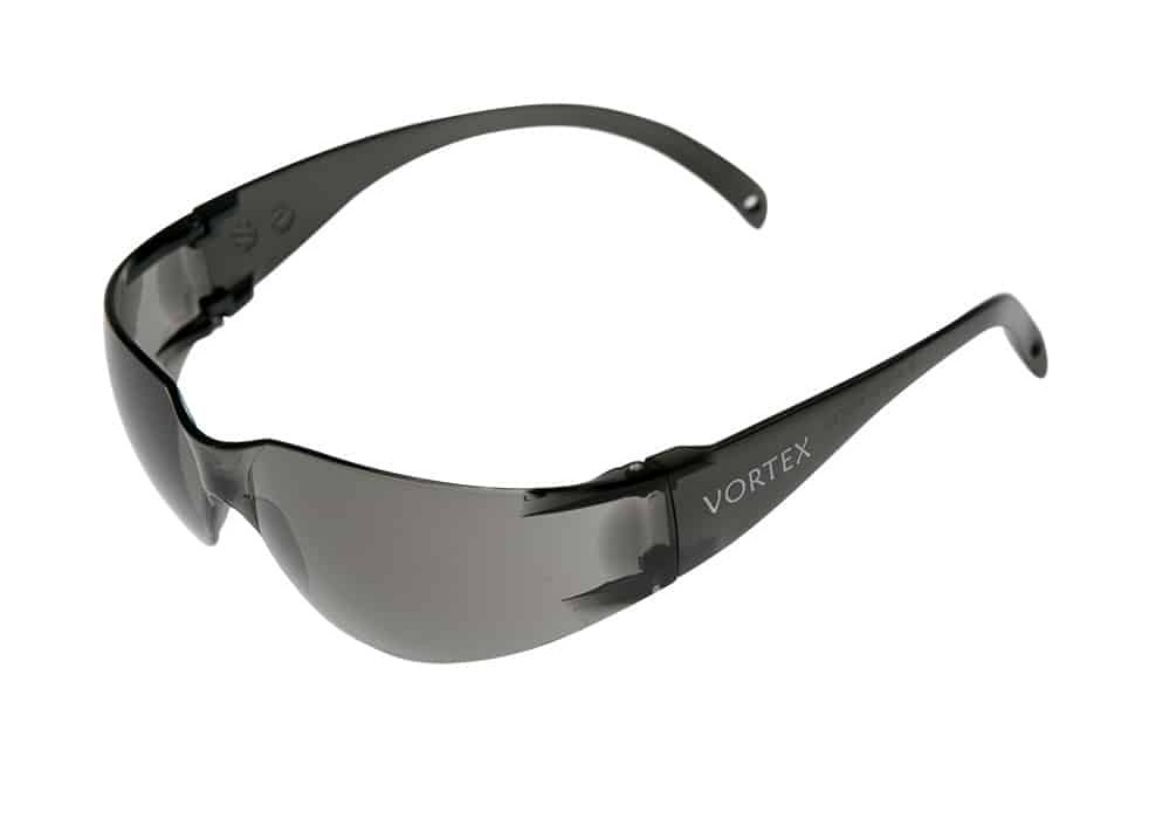 Picture of VORTEX GREY FRAME SMOKE ANTI-FOG ANTI-SCRATCH LENS SAFETY GLASSES