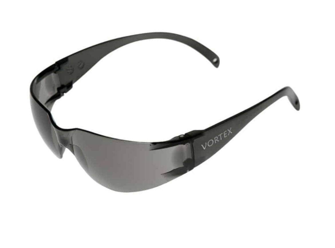 Picture of VORTEX GREY FRAME SMOKE HARD COAT LENS SAFETY GLASSES