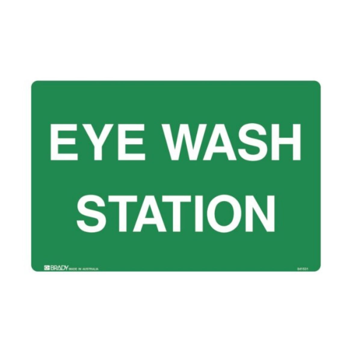 Picture of EYE WASH STATION SIGN 180MM (H) X 250MM (W) SELF ADHESIVE VINYL