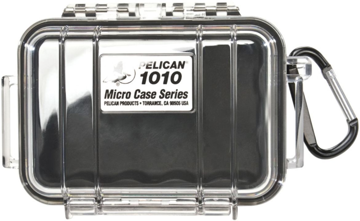 Picture of # 1010 MICRO CASE - CLEAR WITH BLACK