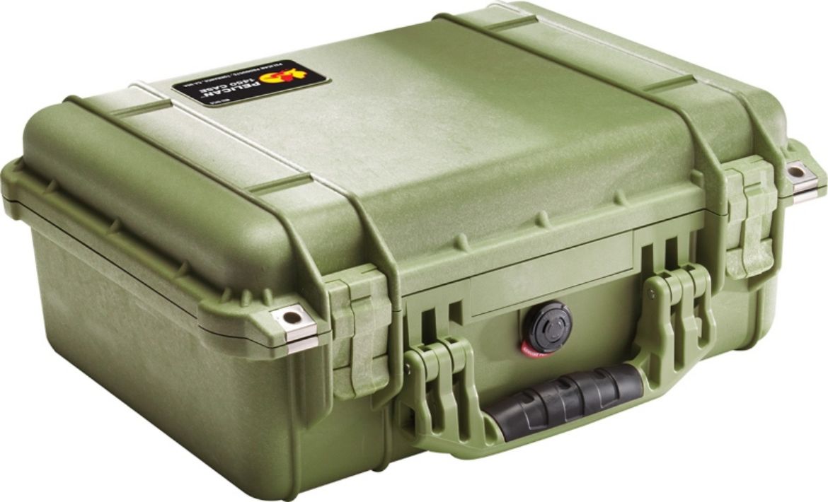 Picture of # 1450 PELICAN CASE NO FOAM - OD GREEN