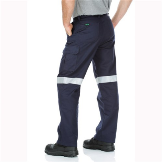 Picture of WORKIT COTTON DRILL REGULAR WEIGHT TAPED CARGO PANTS, NAVY