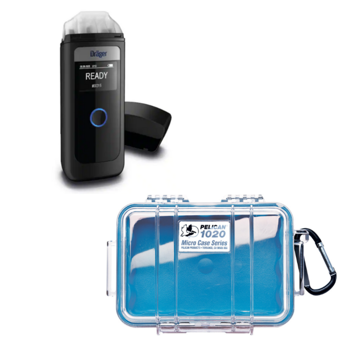 Picture of ALCOTEST 4000 STORAGE BUNDLE - DRAEGER ALCOTEST 4000 + PELICAN 1020 MICRO STORAGE CASE