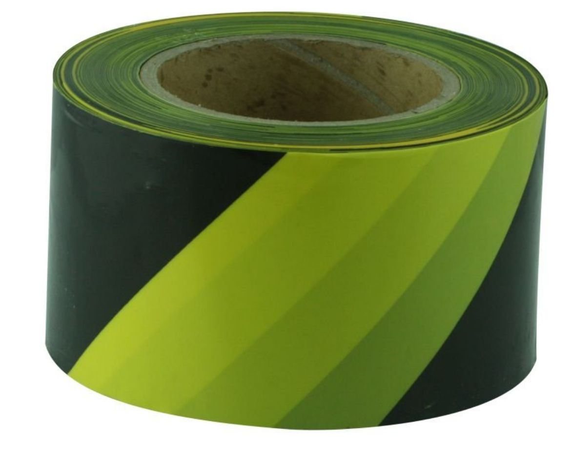 Picture of BRY712 - YELLOW & BLACK BARRICADE TAPE, 75MM X 100M