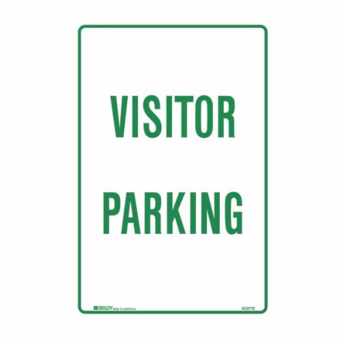 Picture of VISITOR PARKING SIGN 300MM (W) X 450MM (H) C2 REFLECTIVE ALUMINIUM