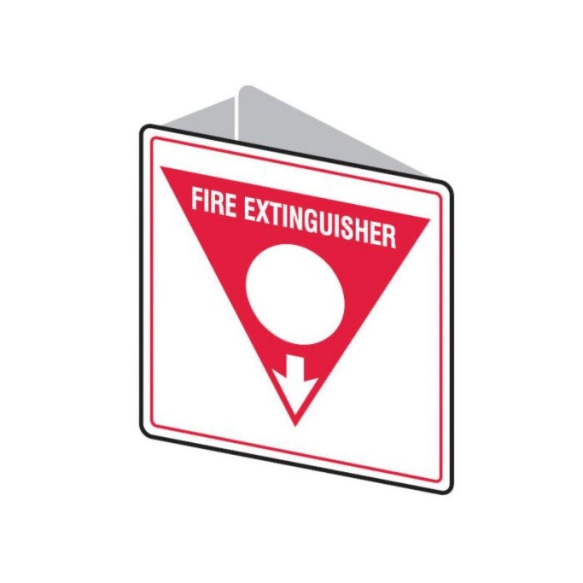 Picture of 3D FIRE EXTINGUISHER SIGN RED 225MM (W) X 225MM (H)