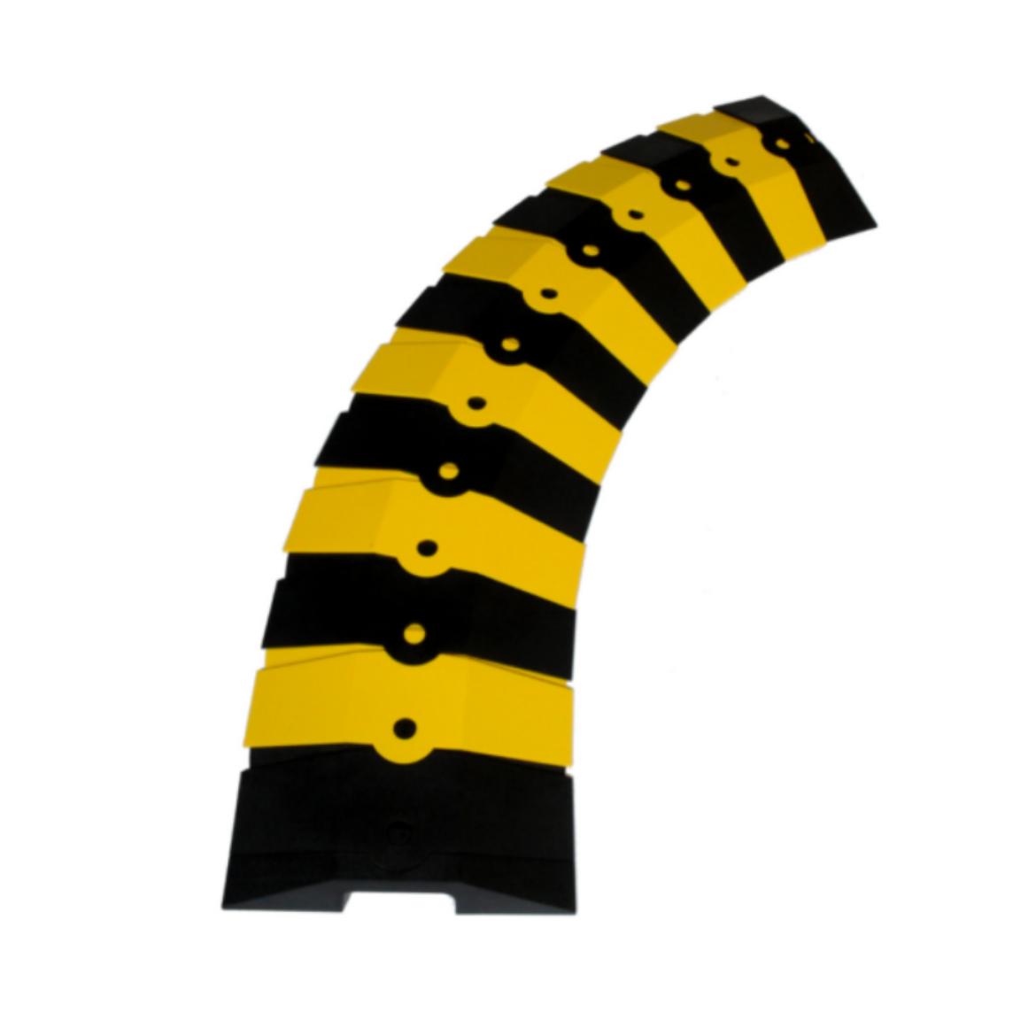 Picture of ULTRA - SIDEWINDER CABLE PROTECTION WITH END CAPS, MEDIUM, BLACK & YELLOW (838MML X 247MMW X 35MMH)