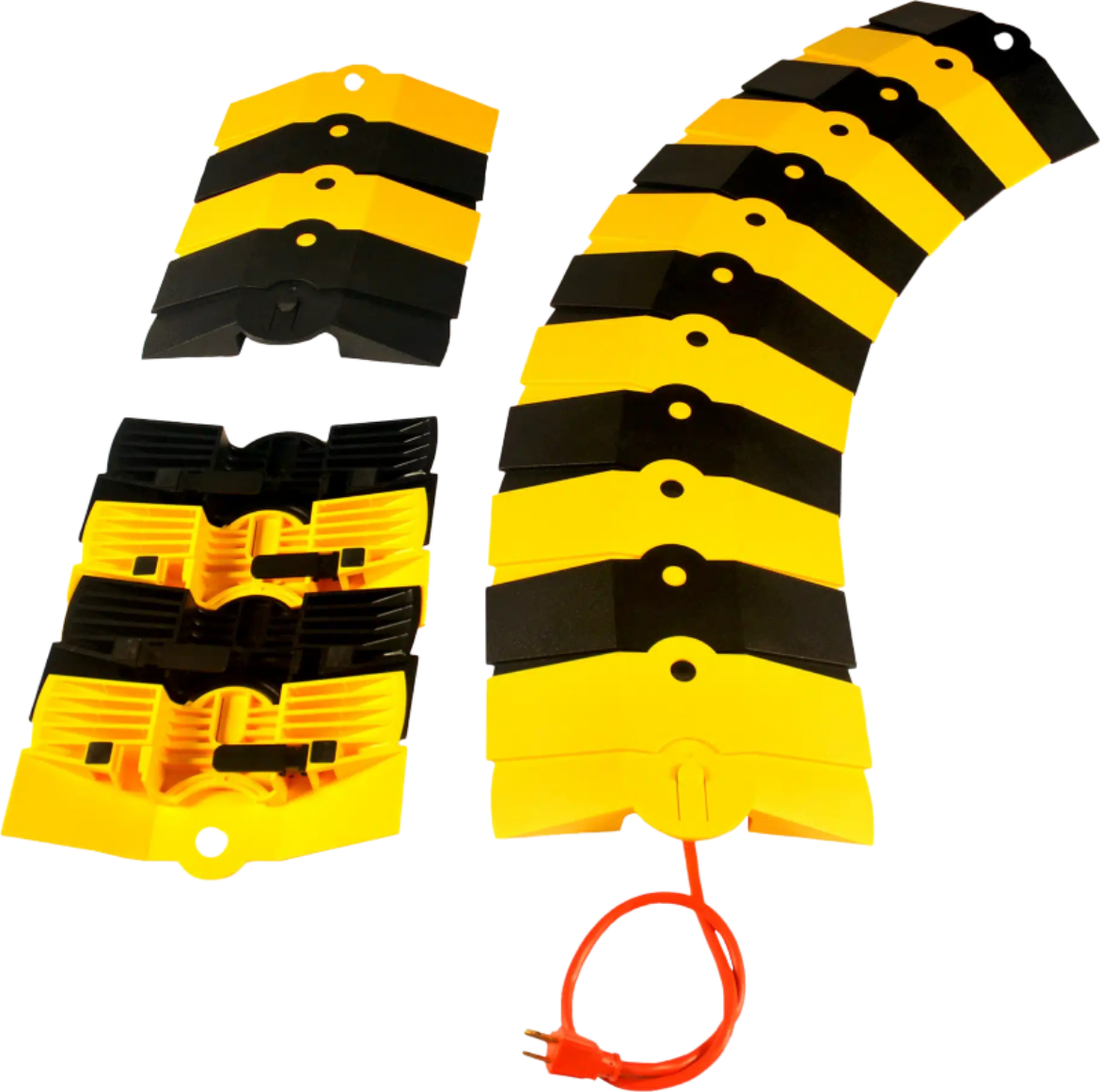 Picture of ULTRA - SIDEWINDER CABLE PROTECTION MEDIUM, BLACK & YELLOW (358MML X 247MMW X 35MMH)