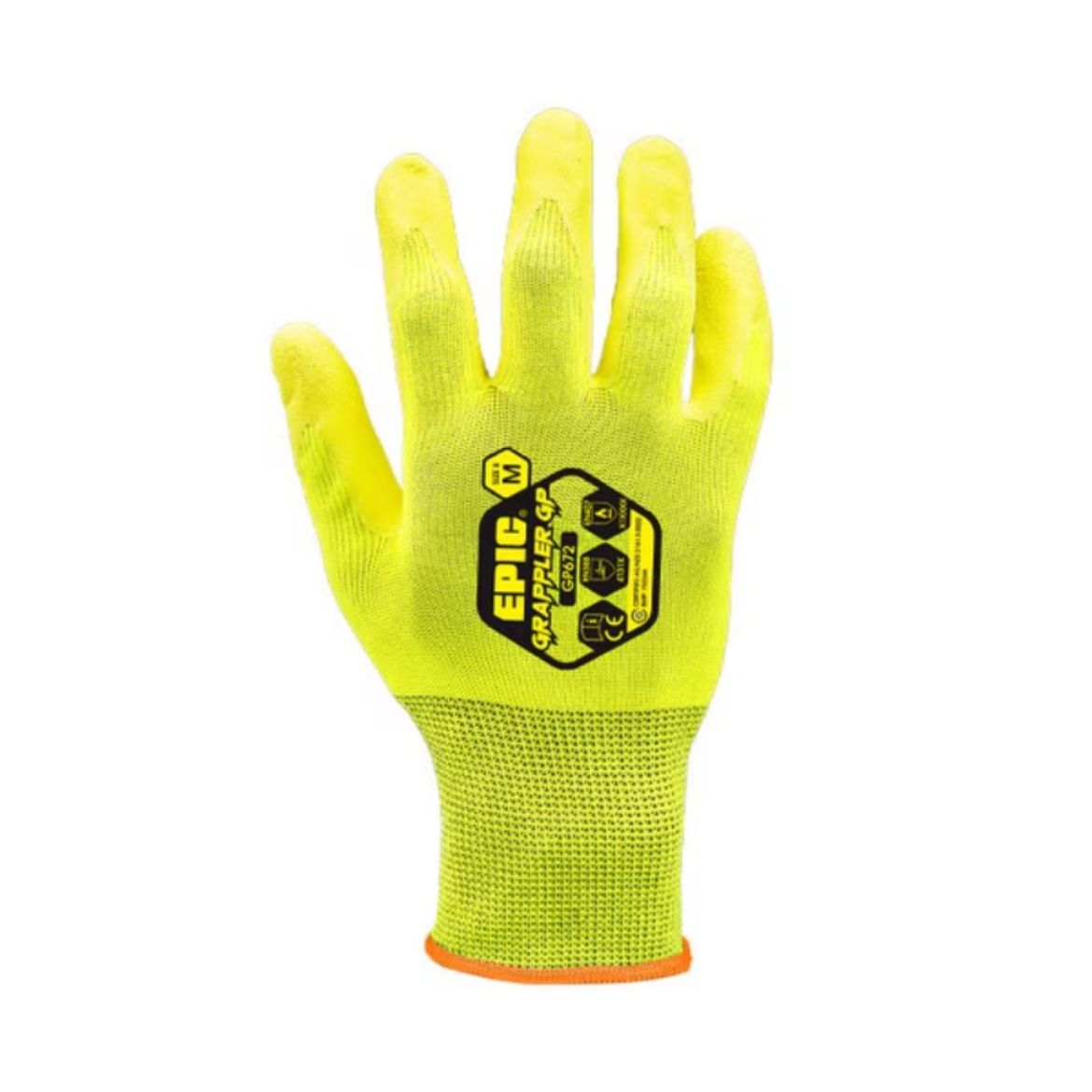 Picture of GLOVE EPIC® GRAPPLER® GP HI VIS. AVAILABLE IN SIZES 7/8/9/10/11/12